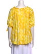 See by Chloé Printed Scoop Neck Blouse