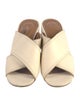See by Chloé Leather Studded Accents Slides