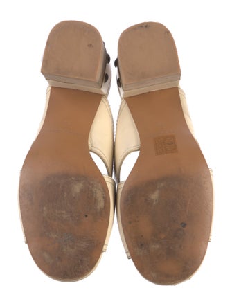 See by Chloé Leather Studded Accents Slides