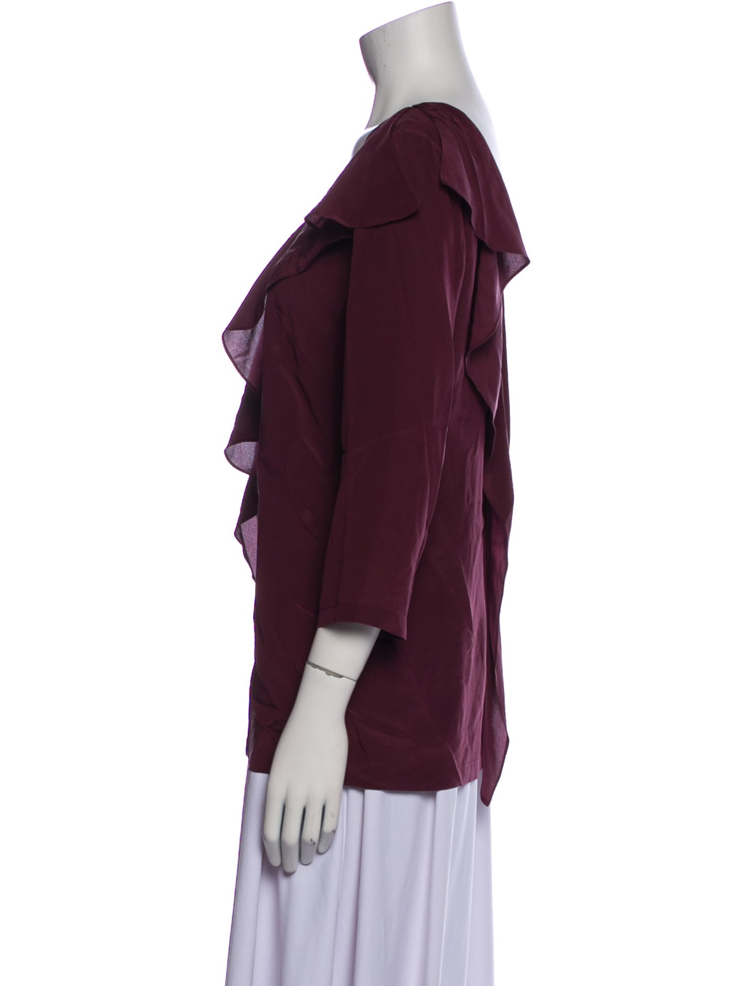 See by Chloé Silk Scoop Neck Blouse