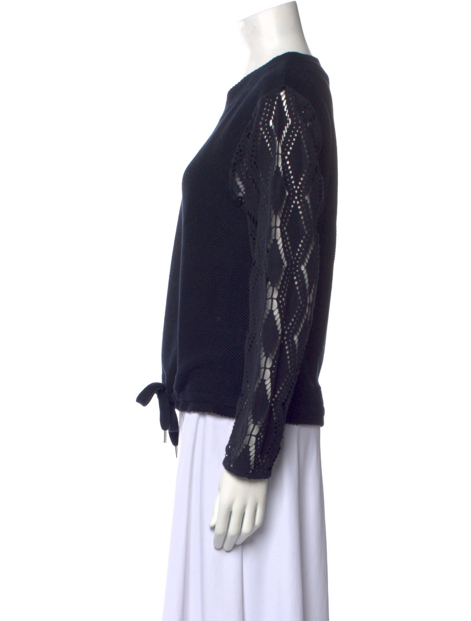 See by Chloé Scoop Neck Long Sleeve Blouse