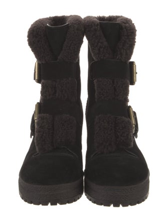 See by Chloé Suede Combat Boots