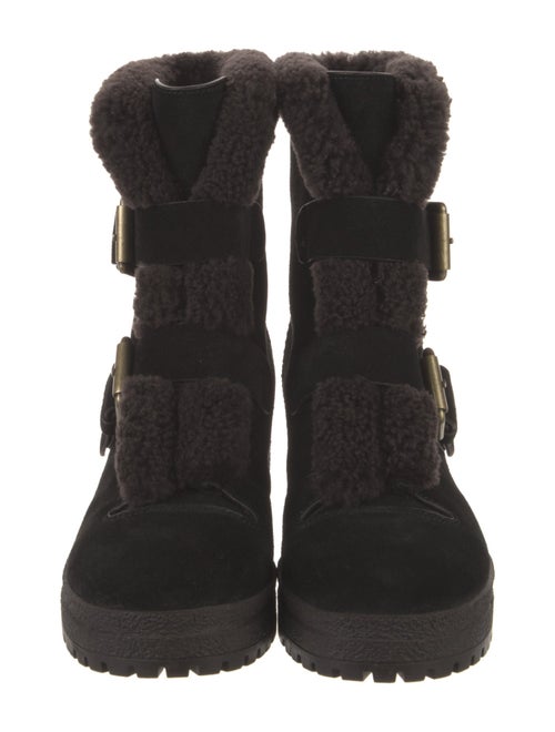 See by Chloé Suede Combat Boots