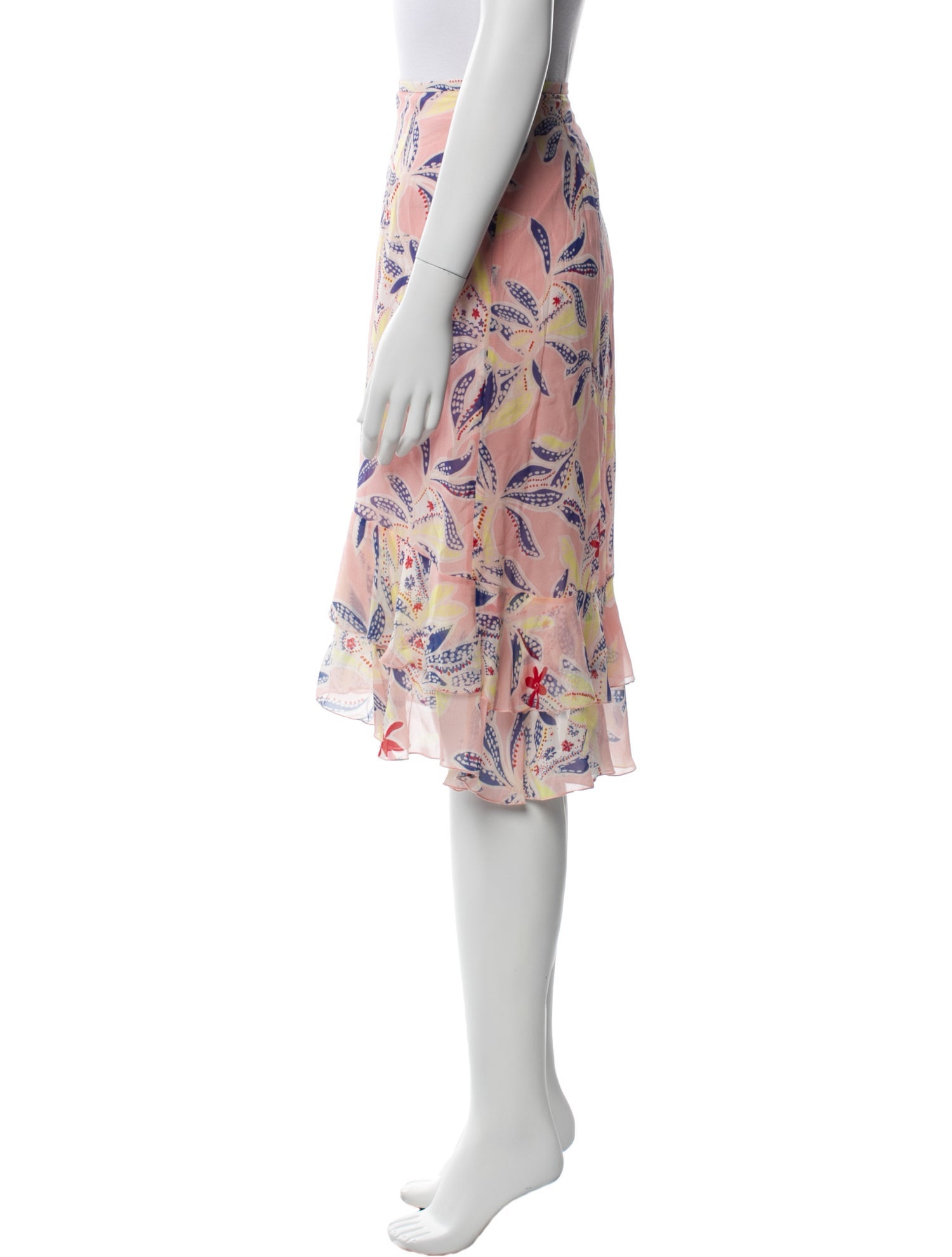 See by Chloé Silk Knee-Length Skirt