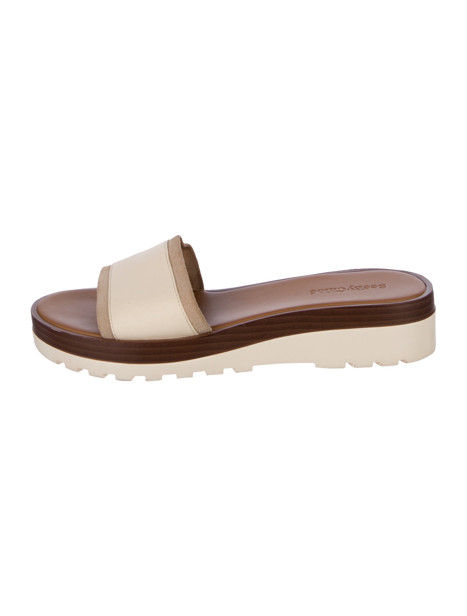 See by Chloé Leather Slides