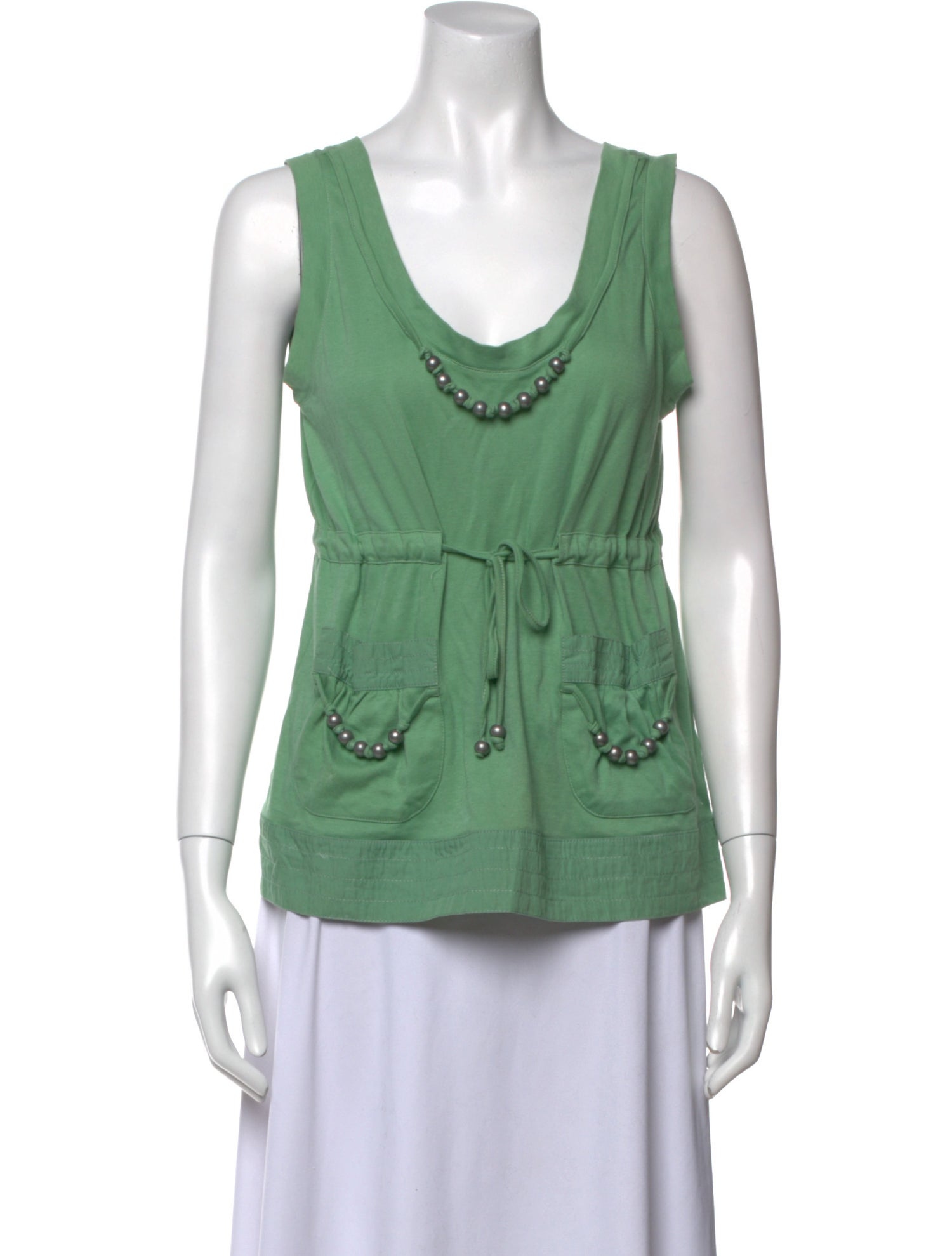 See by Chloé Scoop Neck Sleeveless Top