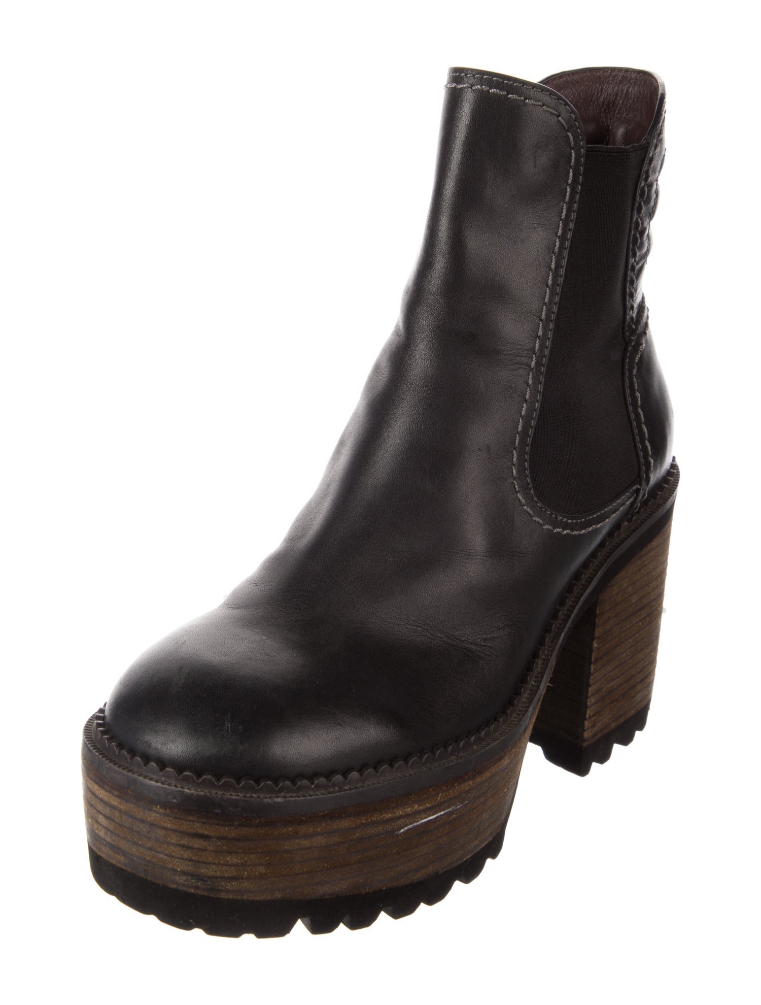 See by Chloé Leather Chelsea Boots