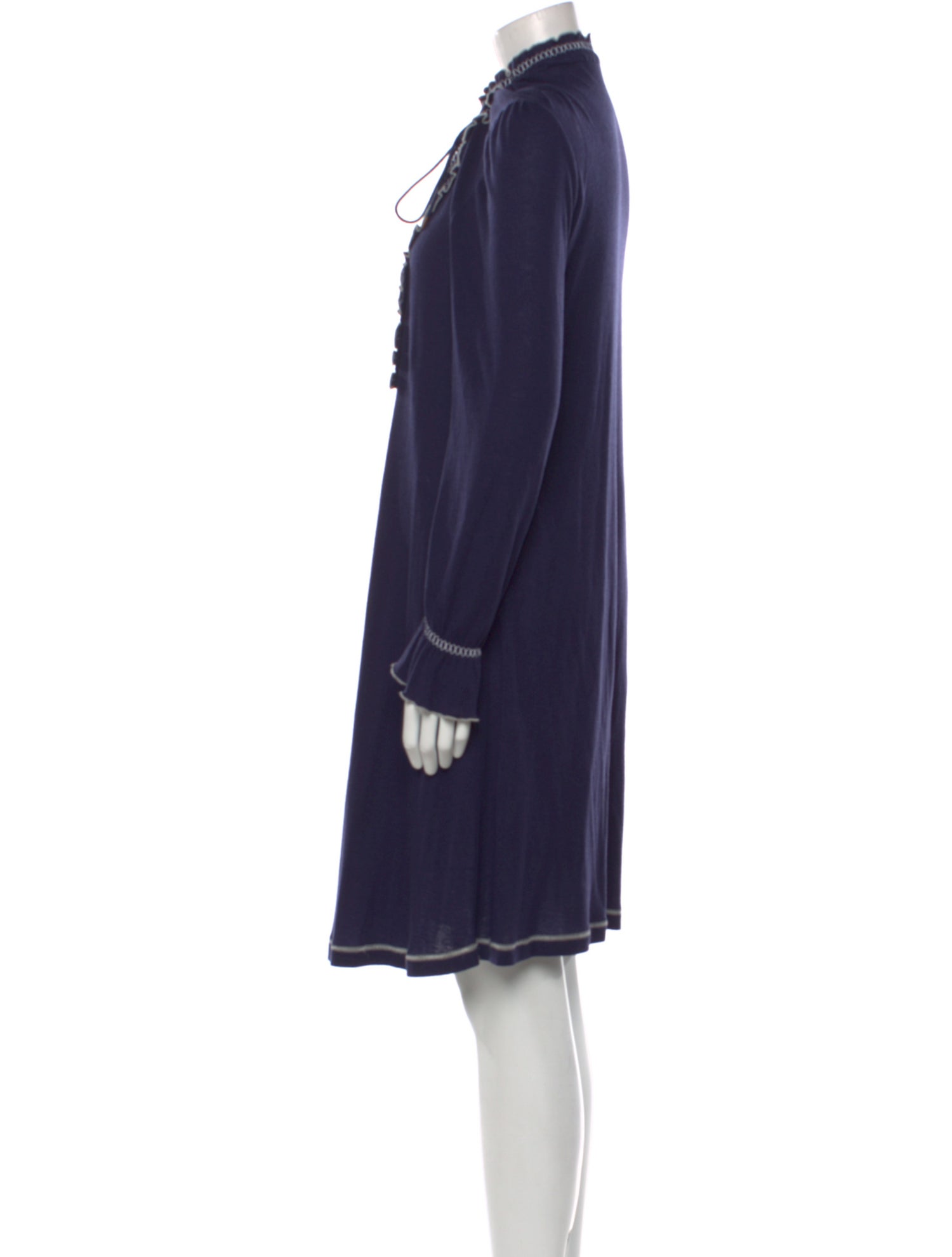 See by Chloé Mock Neck Knee-Length Dress