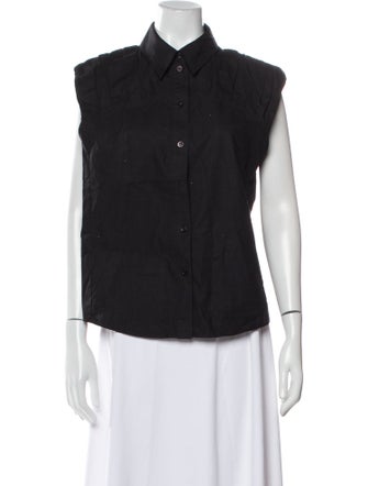 See by Chloé Short Sleeve Button-Up Top