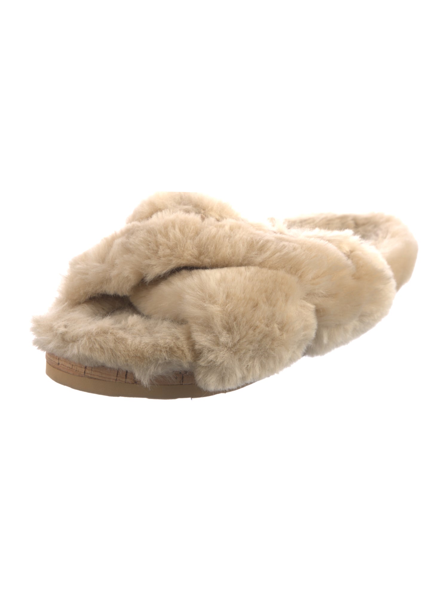 See by Chloé Faux Fur Slides