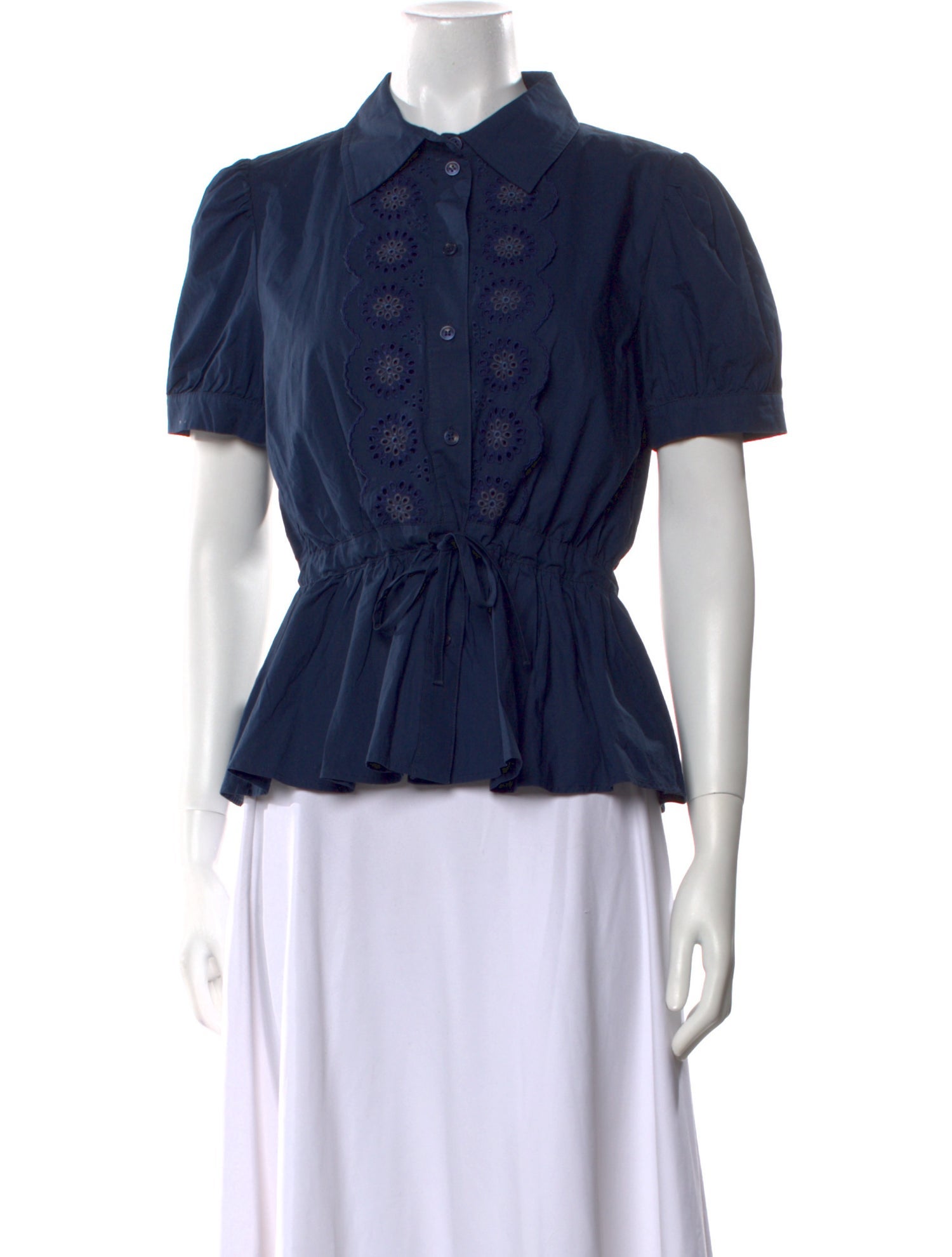 See by Chloé Short Sleeve Button-Up Top