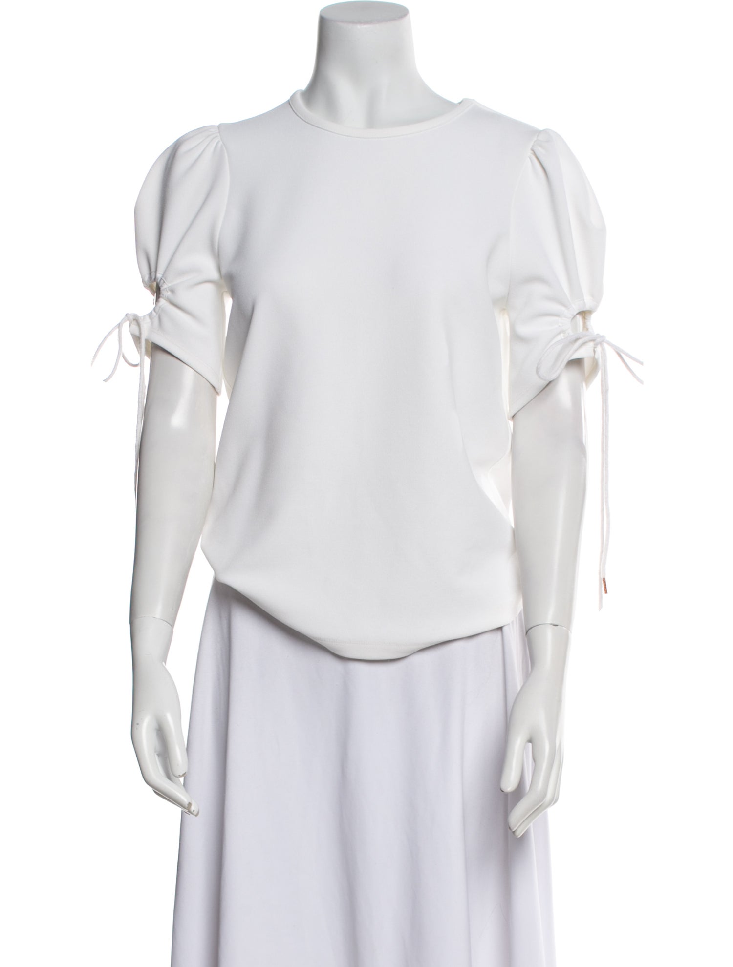 See by Chloé Crew Neck Short Sleeve Blouse
