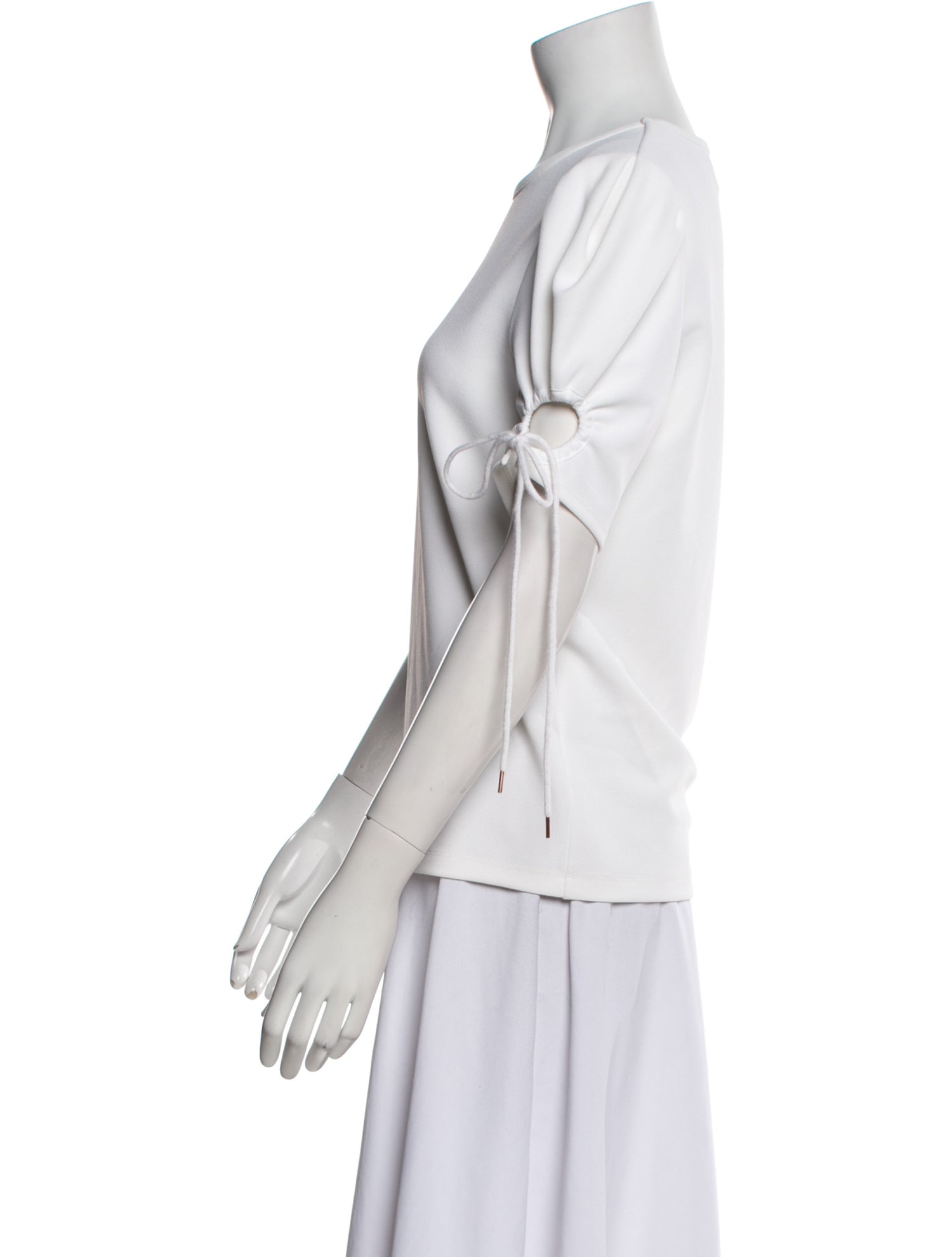 See by Chloé Crew Neck Short Sleeve Blouse