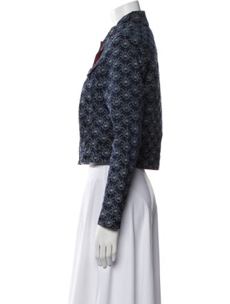 See by Chloé Tweed Pattern Evening Jacket