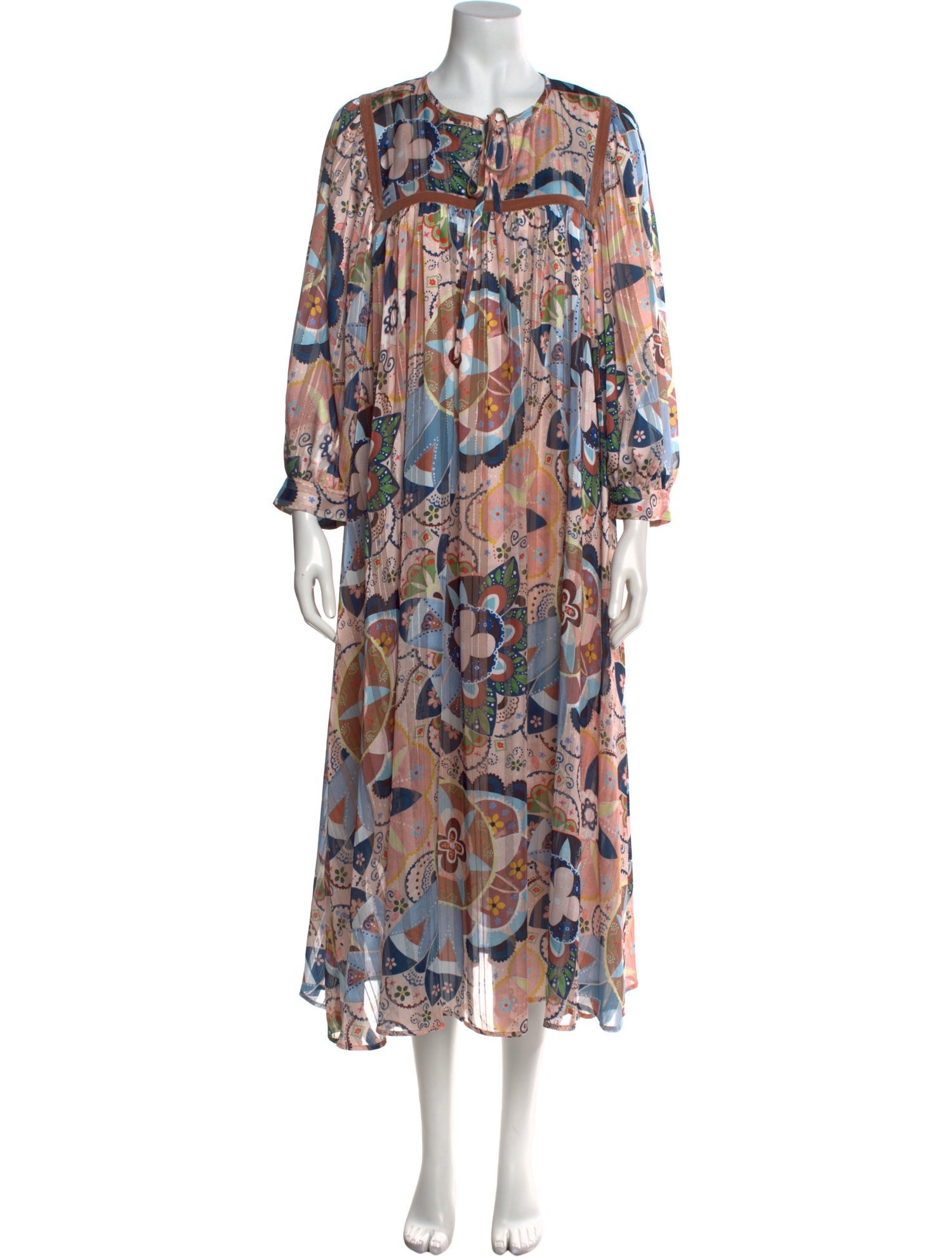 See by Chloé Floral Print Long Dress