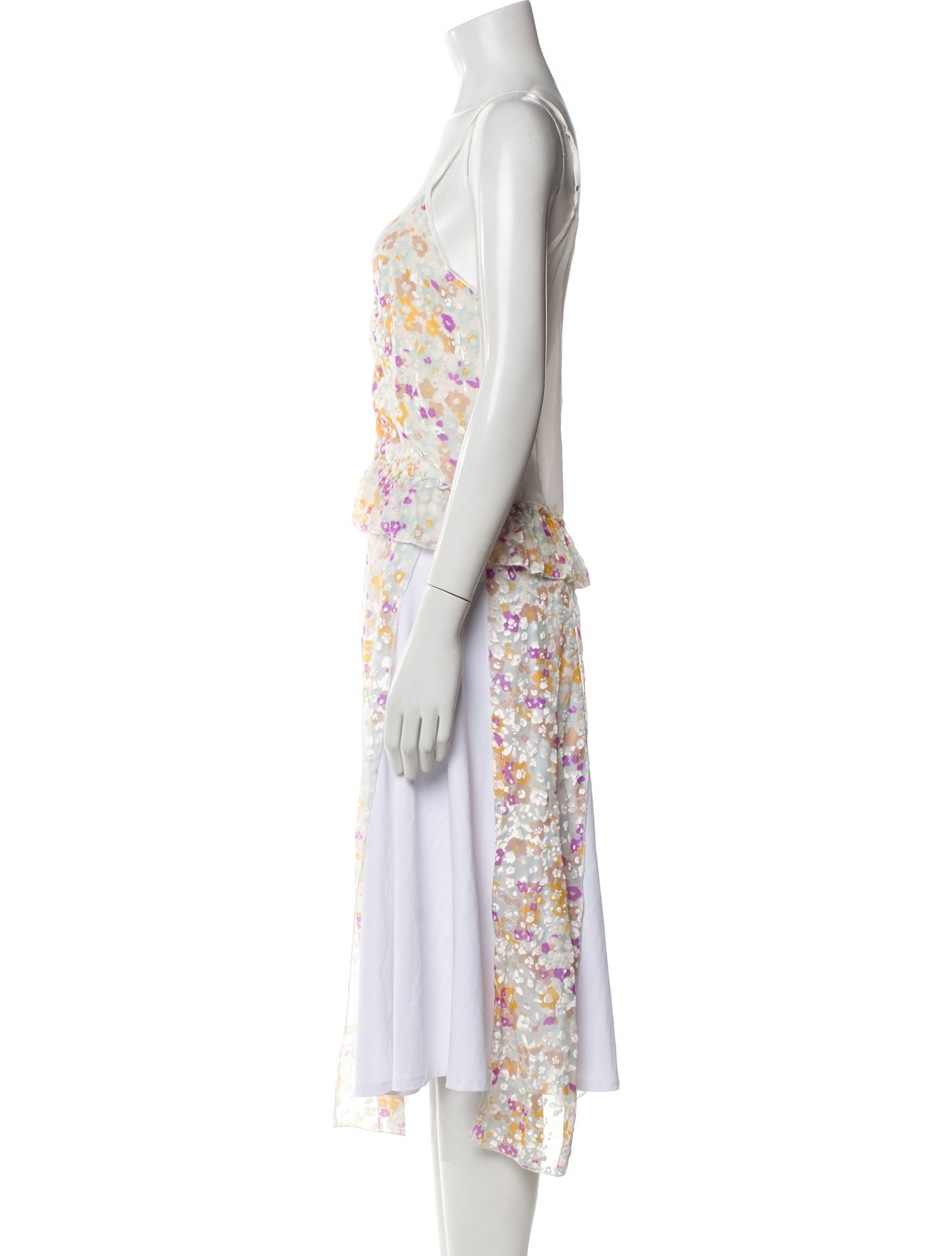 See by Chloé Silk Floral Print Tunic