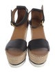 See by Chloé Leather Colorblock Pattern Espadrilles