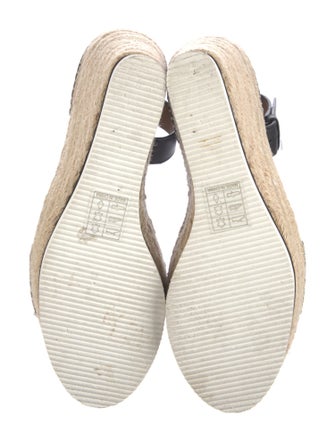 See by Chloé Leather Colorblock Pattern Espadrilles