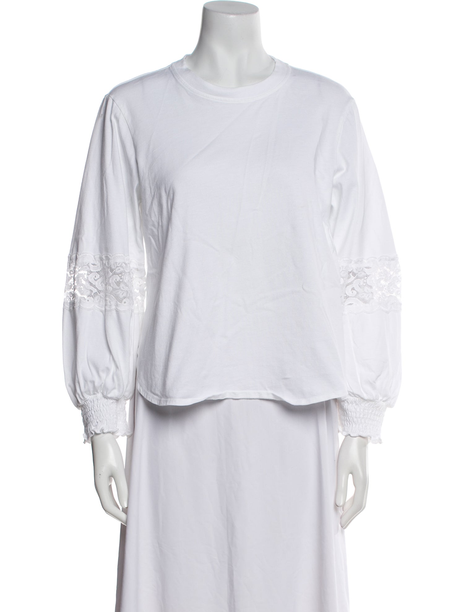 See by Chloé Crew Neck Three-Quarter Sleeve Sweatshirt