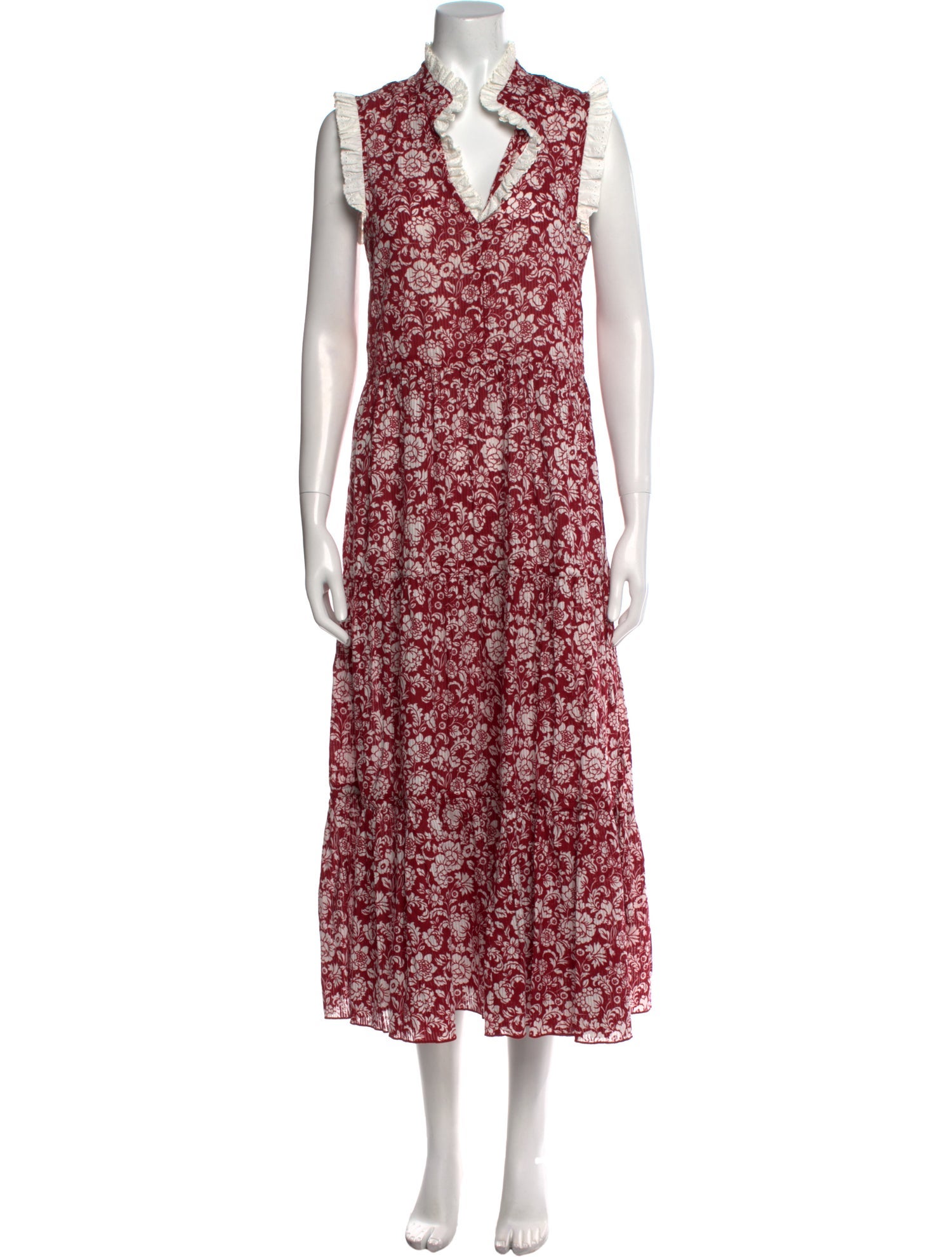 See by Chloé Floral Print Long Dress