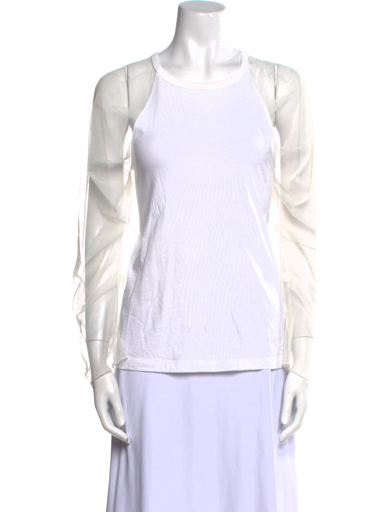 See by Chloé Crew Neck Long Sleeve Top