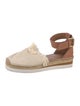 See by Chloé Canvas Raw-Edge Trim Espadrilles