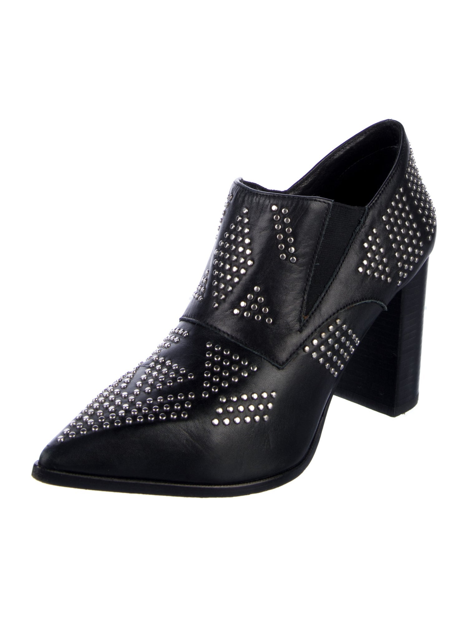 See by Chloé Leather Studded Accents Pumps