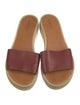 See by Chloé Leather Printed Slides