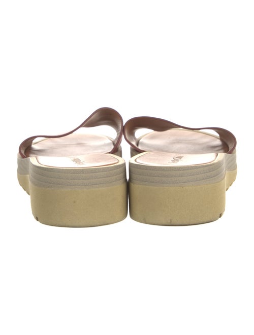 See by Chloé Leather Printed Slides