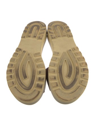 See by Chloé Leather Printed Slides