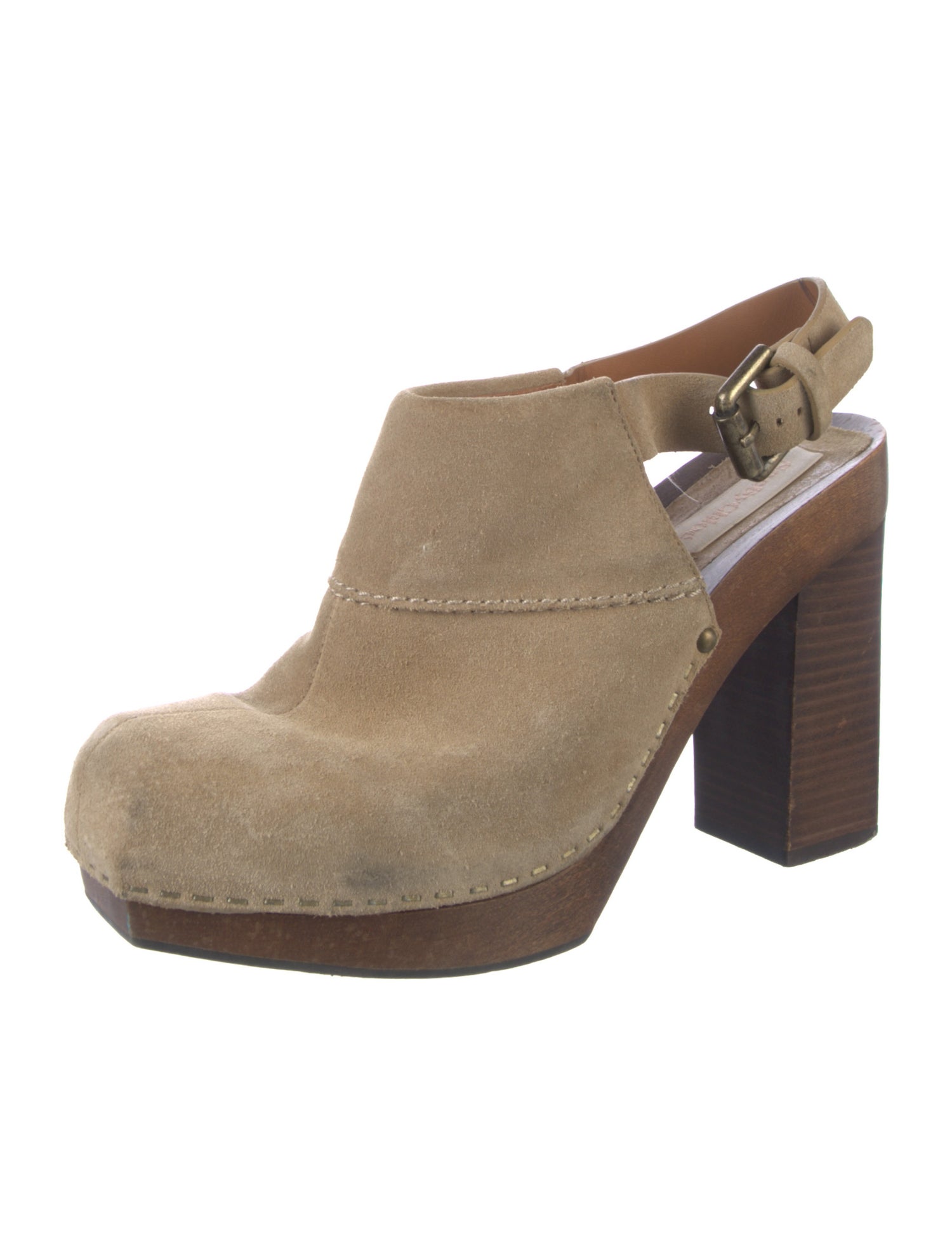 See by Chloé Suede Slingback Pumps