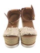 See by Chloé Leather Fringe Trim Accent Espadrilles
