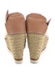 See by Chloé Leather Fringe Trim Accent Espadrilles
