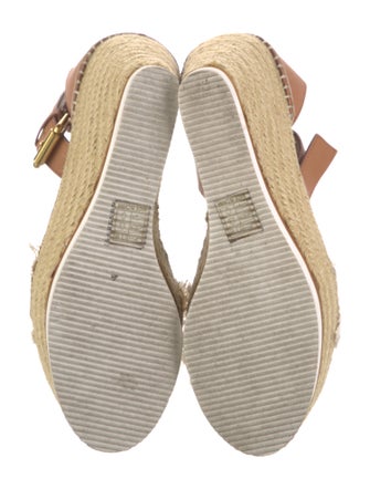 See by Chloé Leather Fringe Trim Accent Espadrilles