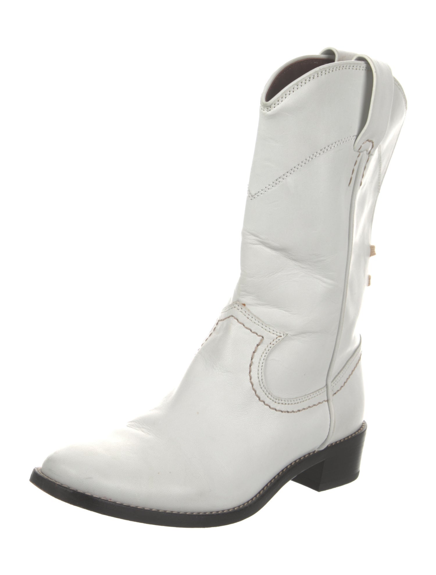 See by Chloé Leather Moto Boots