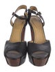 See by Chloé Leather Printed Slingback Pumps