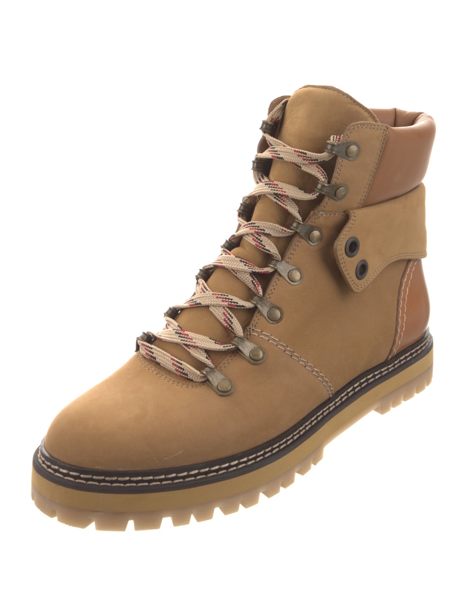 See by Chloé Suede Lace-Up Boots