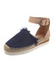 See by Chloé Denim Fringe Trim Accent Espadrilles