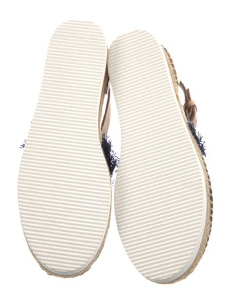 See by Chloé Denim Fringe Trim Accent Espadrilles