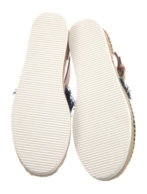 See by Chloé Denim Fringe Trim Accent Espadrilles