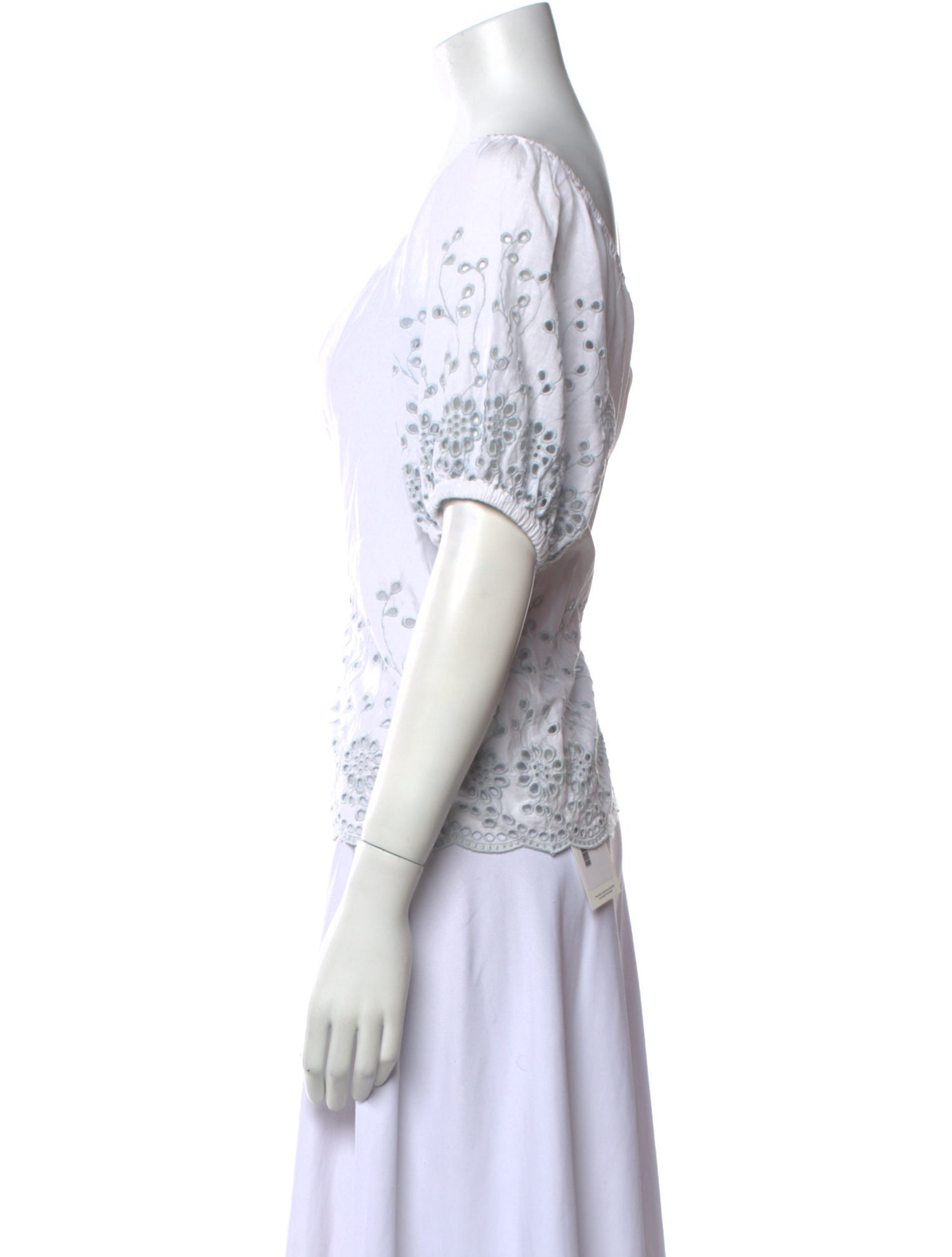 See by Chloé Printed Bateau Neckline Blouse