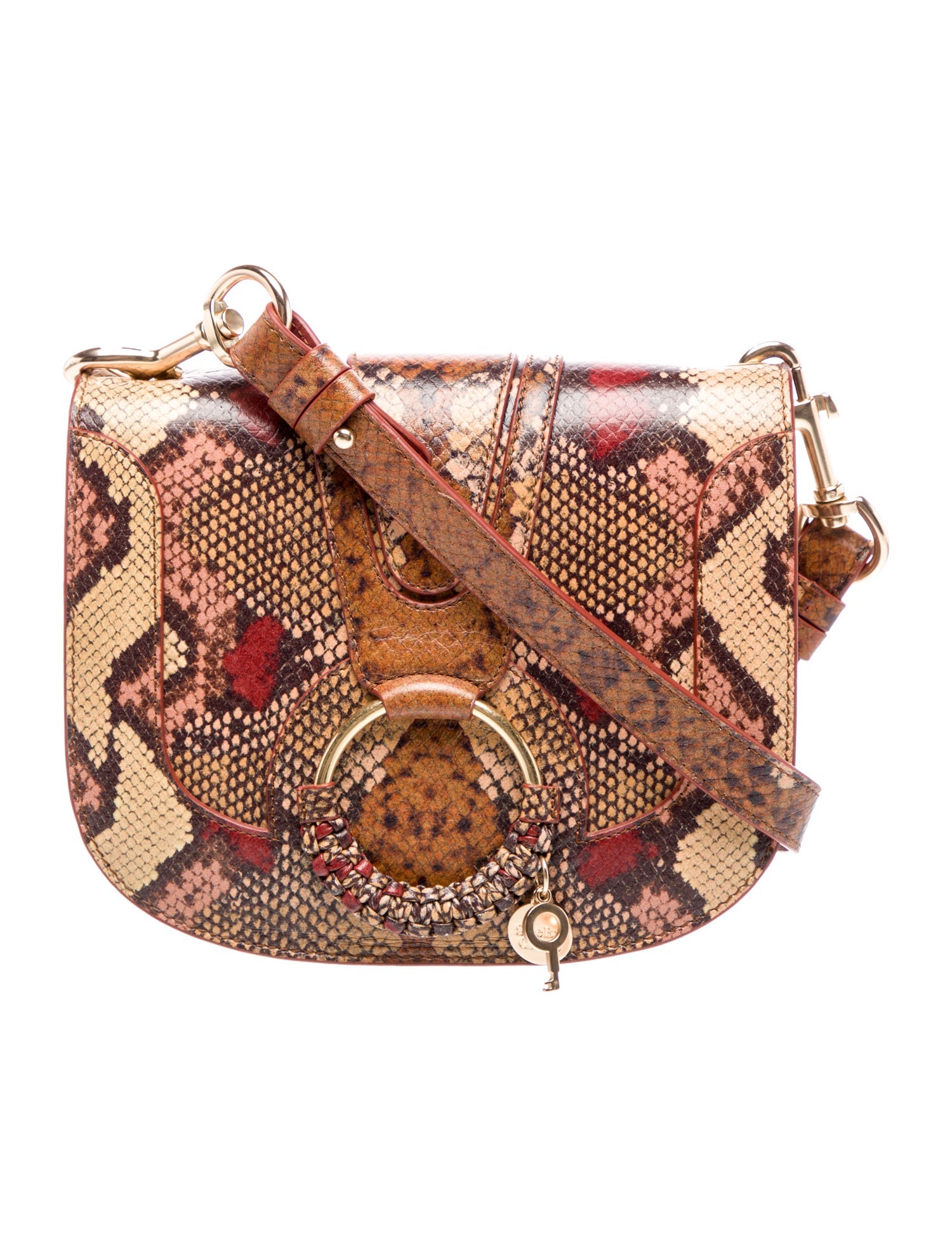 See by Chloé Embossed Leather Crossbody Bag