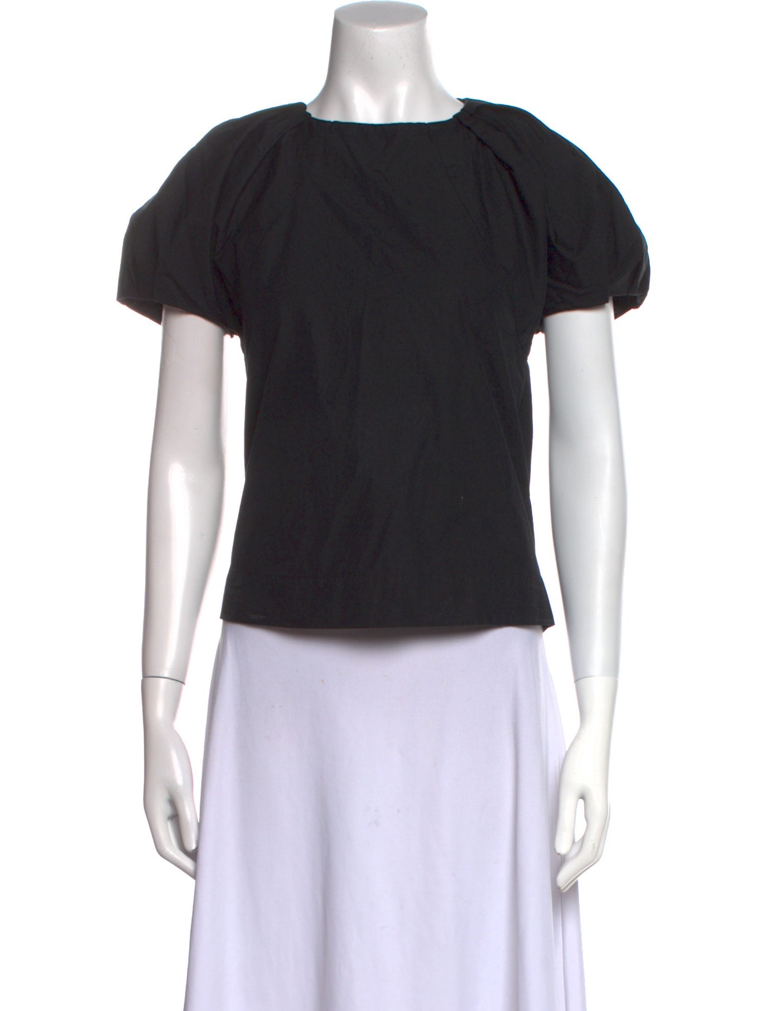 See by Chloé Bateau Neckline Short Sleeve Top