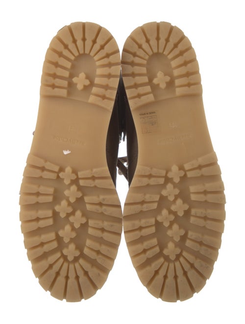 See by Chloé Suede Patterned Lace-Up Boots