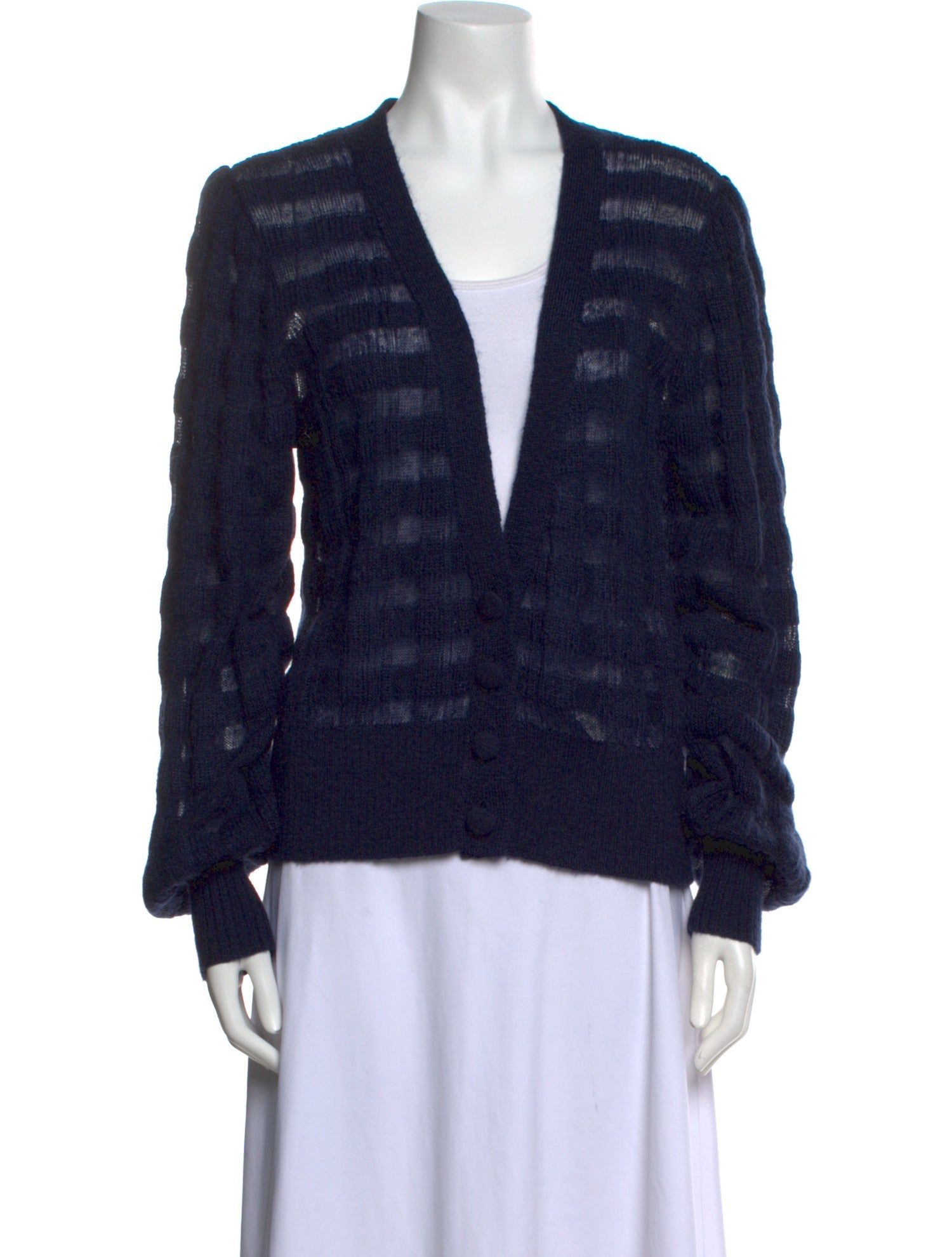 See by Chloé Striped V-Neck Sweater