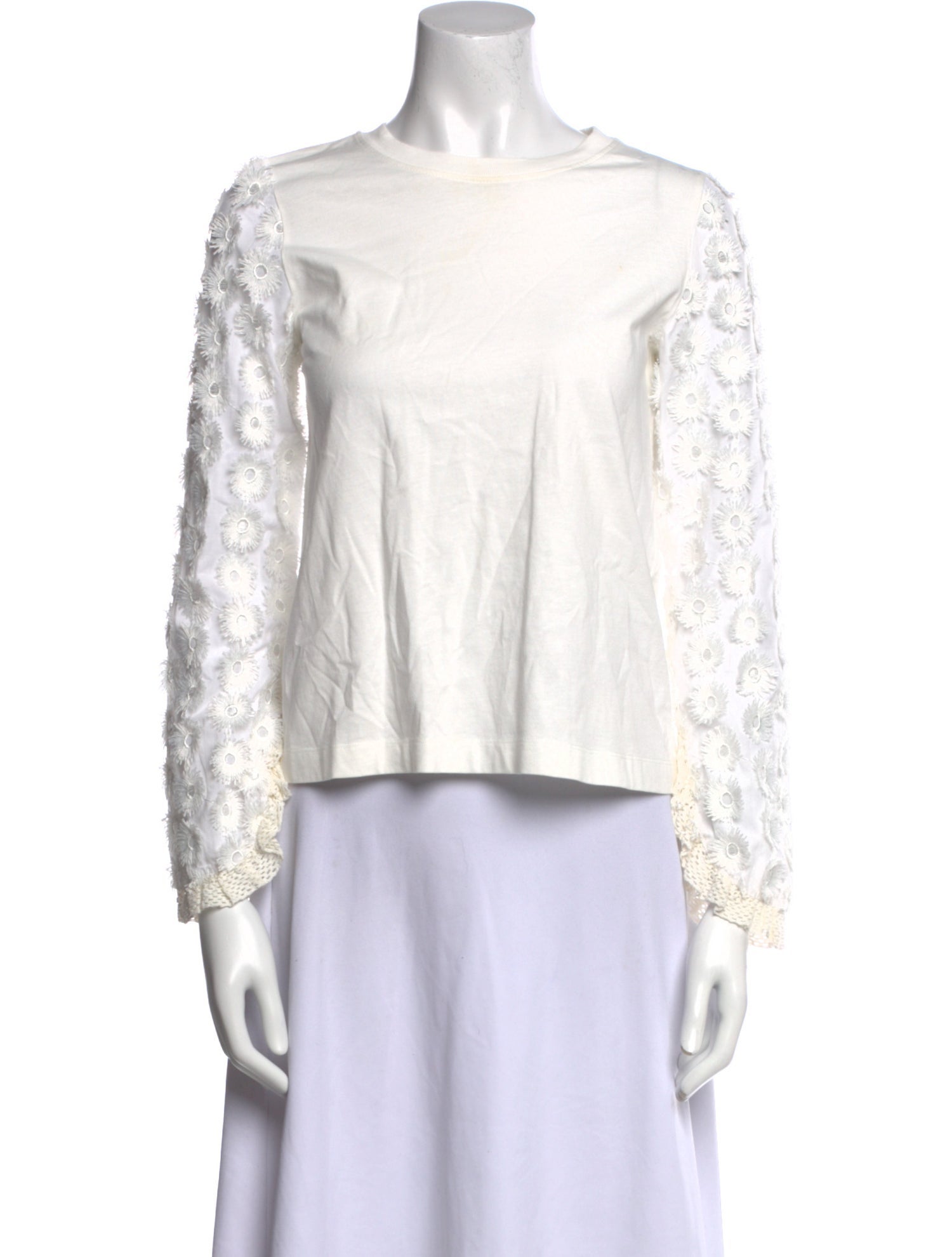 See by Chloé Scoop Neck Long Sleeve Top