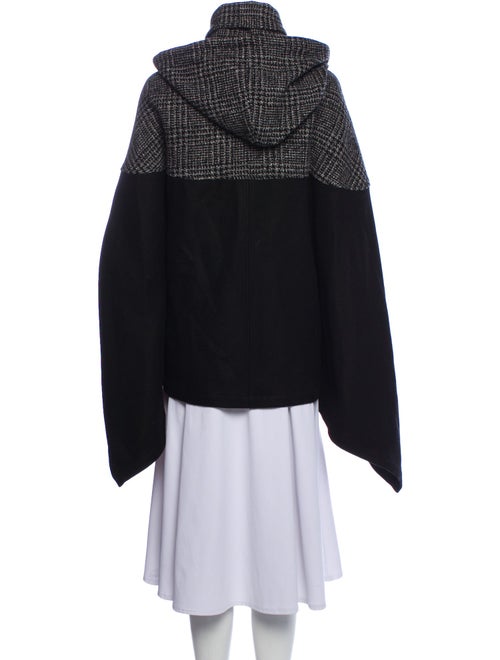 See by Chloé Wool Plaid Print Jacket