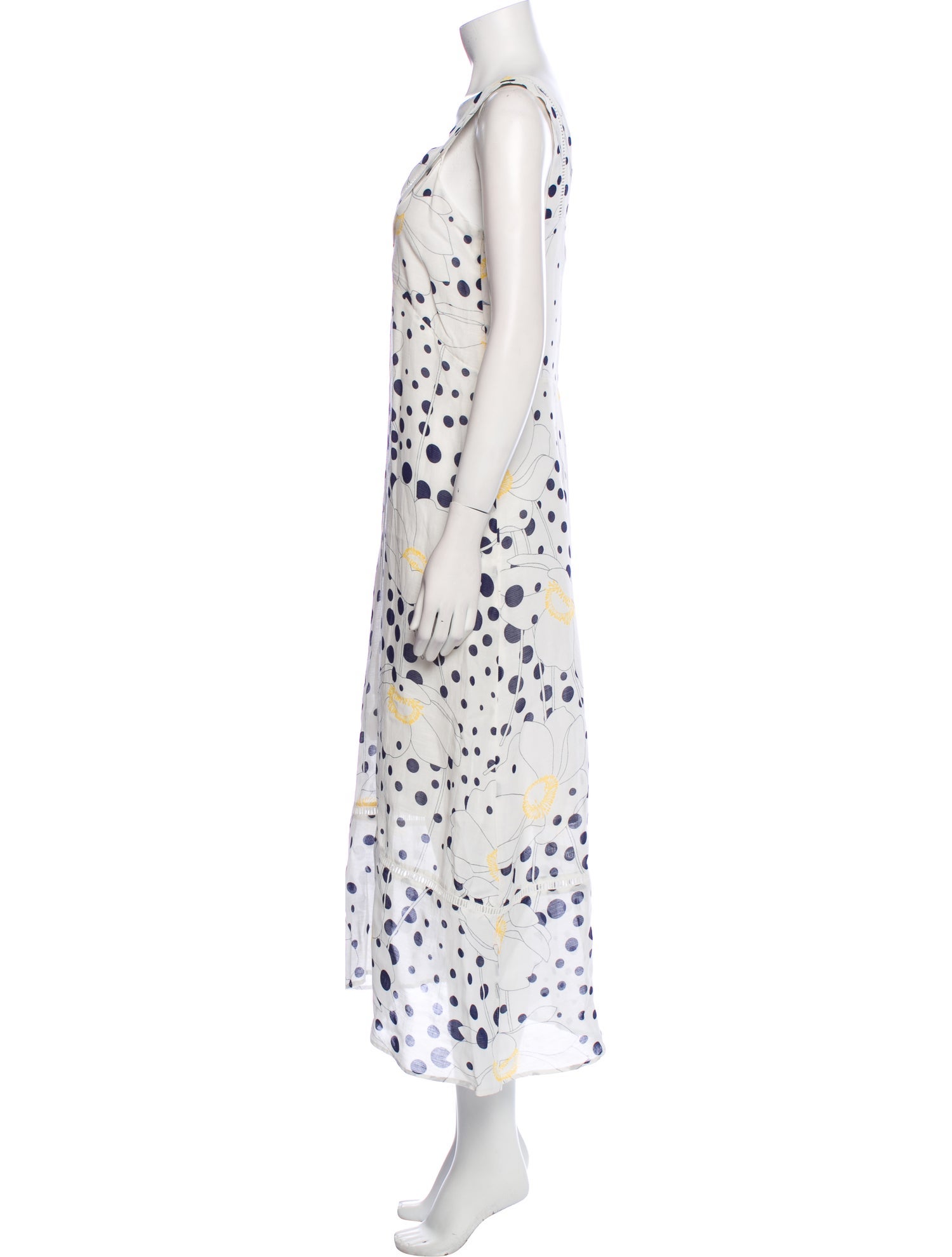 See by Chloé Polka Dot Print Long Dress