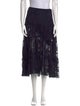 See by Chloé Lace Pattern Midi Length Skirt