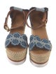 See by Chloé Suede Patterned Espadrilles
